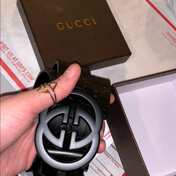 Gucci Other - Black on black belt